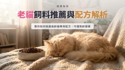 老貓飼料推薦：市售高齡貓專用配方深度解析