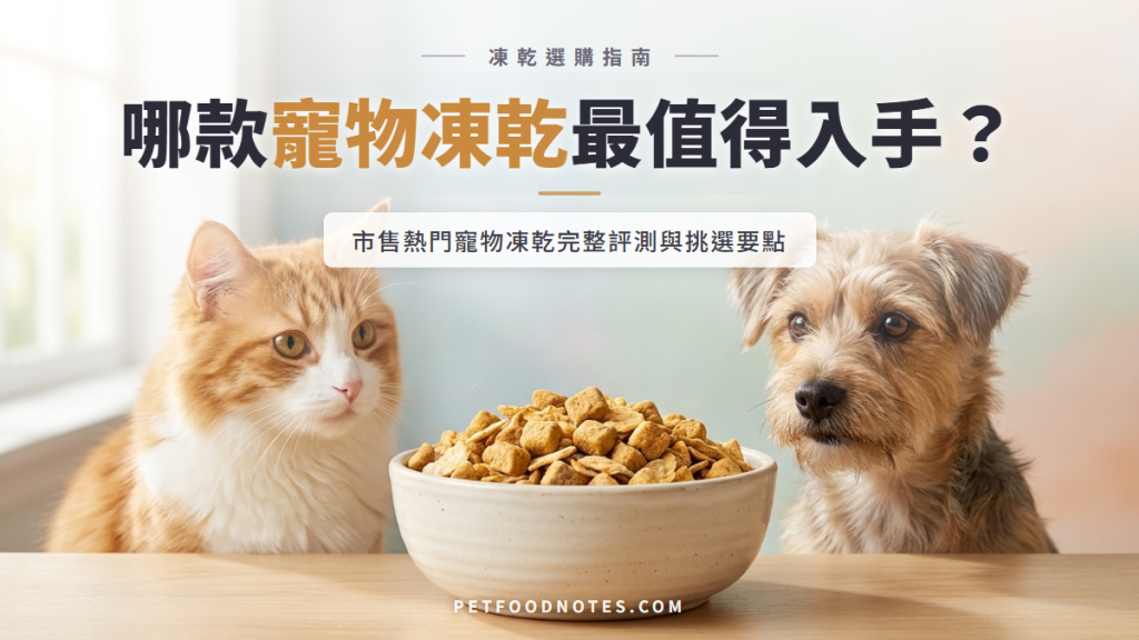 寵物凍乾推薦：哪款凍乾飼料最值得入手？