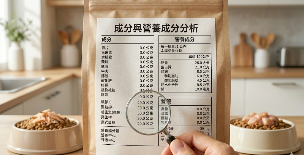 寵物飼料怎麼選？從成分標示看懂毛孩真正需要什麼
