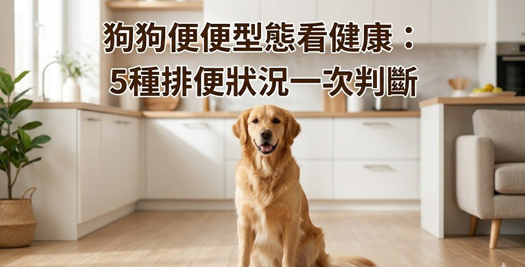 狗狗便便型態看健康：5種排便狀況一次判斷