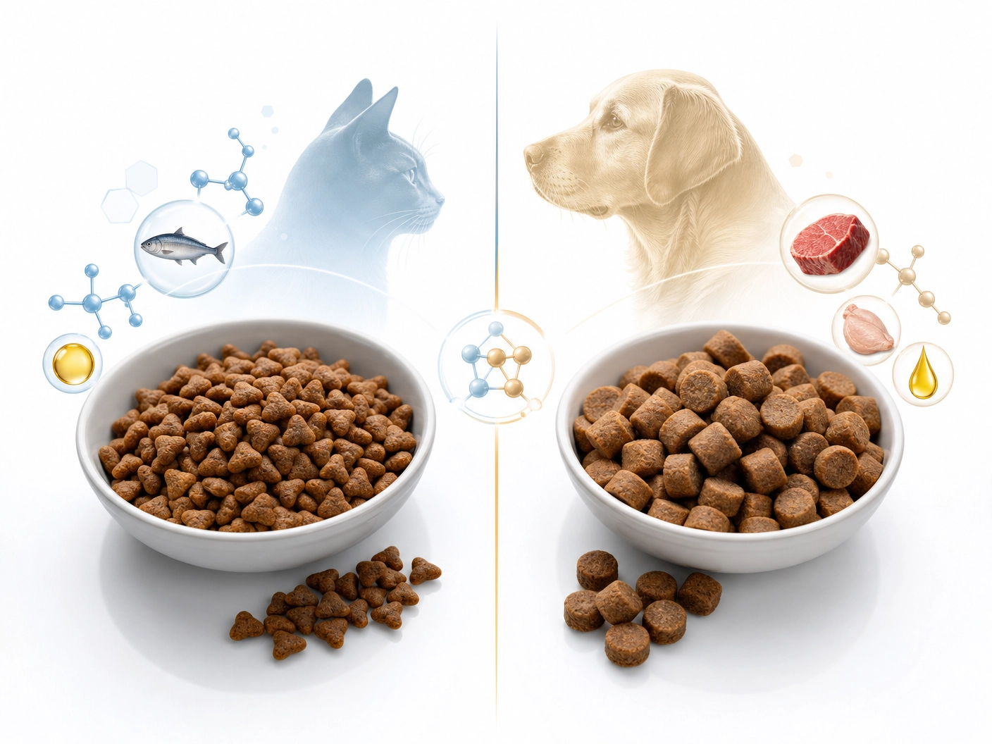 貓狗可以共食嗎？飼料混吃的風險與正確觀念