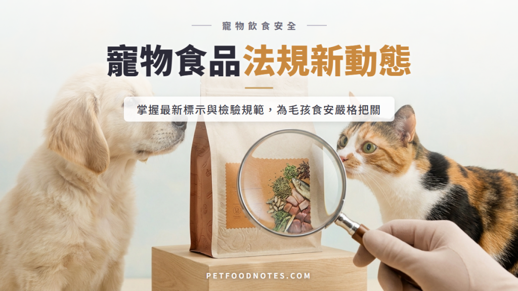 寵物食品法規新動態：標示規範與檢驗要求