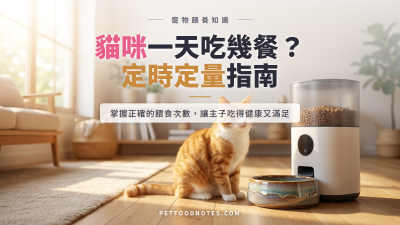 貓咪一天要吃幾餐？餵食次數與定時定量指南
