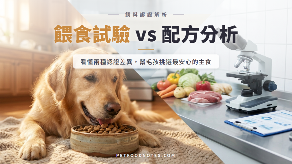 餵食試驗 vs 配方分析：AAFCO 兩種認證途徑差異