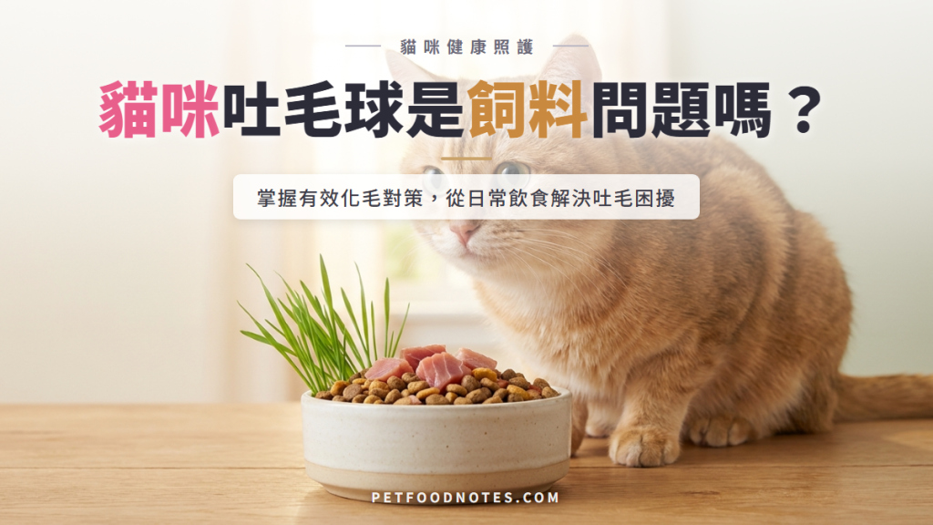 貓咪一直吐毛球是飼料問題嗎？化毛對策解析