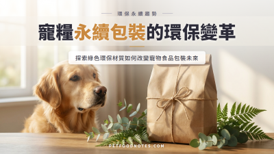 寵糧永續包裝趨勢：環保浪潮下的產業變革