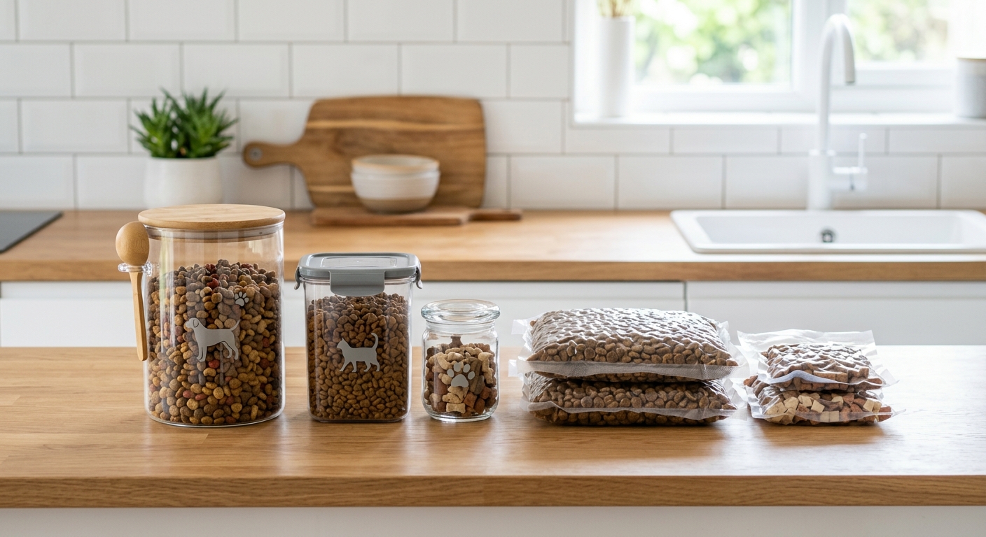 飼料保存容器與真空密封袋
