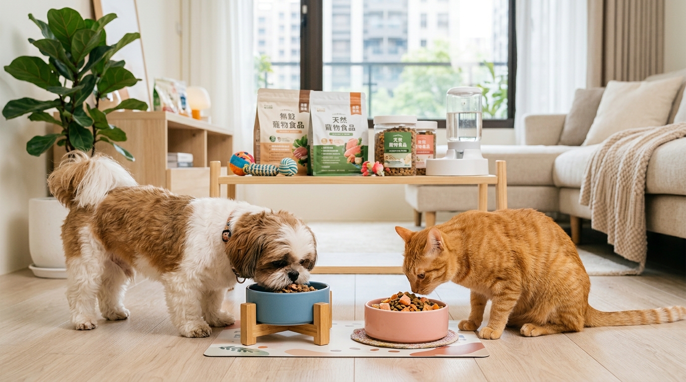 台灣寵物食品產業趨勢圖表，顯示品牌重視社會責任