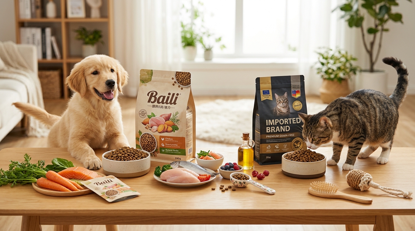 優質國產寵物飼料與進口品牌的各項優勢比較